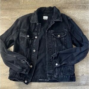 Men's Black Denim Jacket